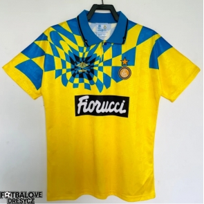 Inter Milan 1992-1994 Retro Alternativní Dres Krátký Rukáv Inter Milan 1992-1994 Retro Alternativní Dres Krátký Rukáv